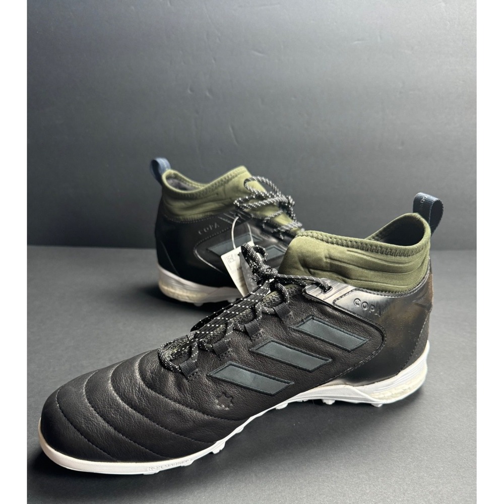 Adidas Copa Mid TF GTX Gore-Tex Soccer Shoes BB7430 Black Olive Men's Size 10 NW